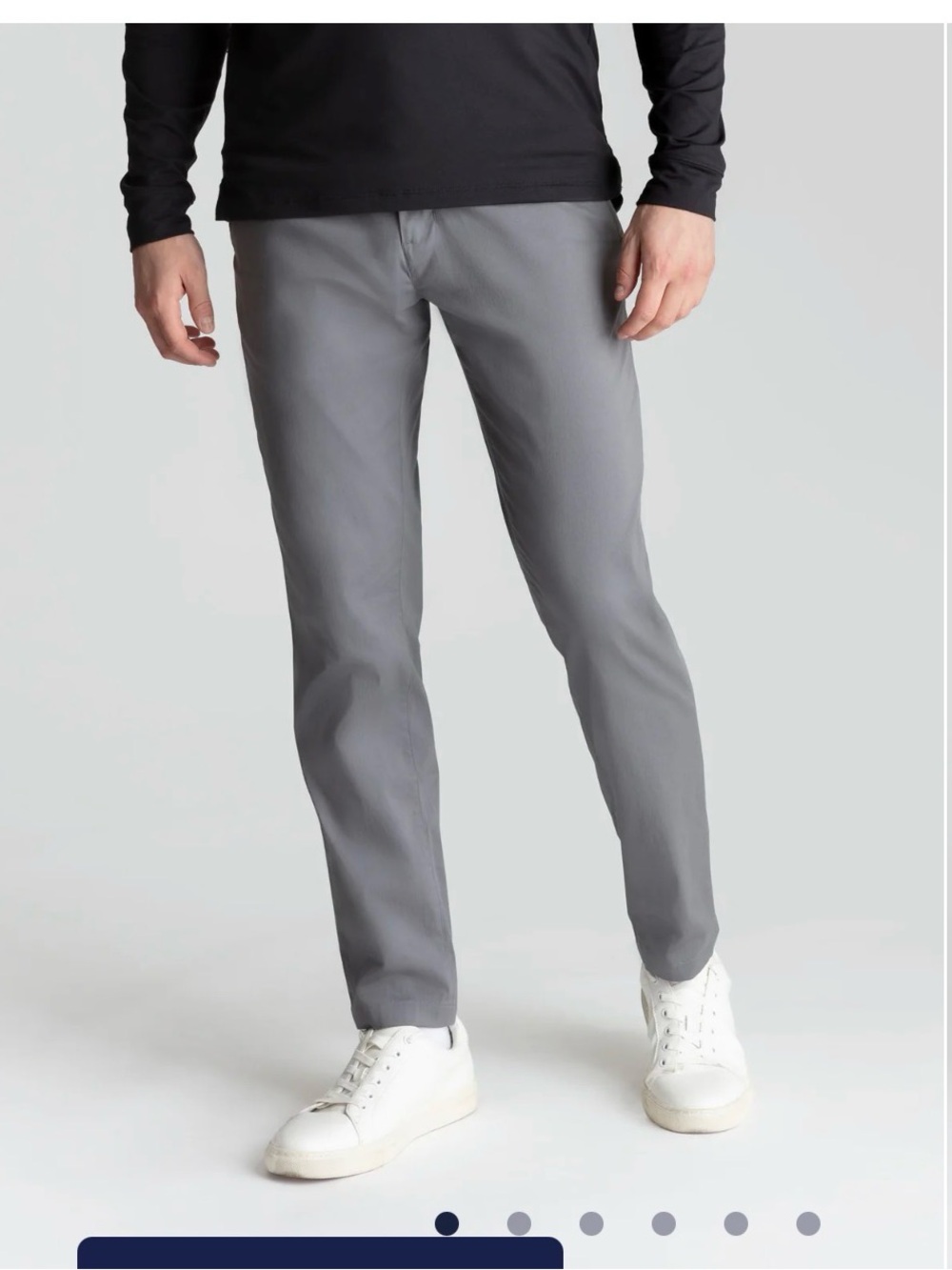 BIRDDOGS Flex 5-Pocket Slim Fit Men's Golf Pants Gray 32x32 New